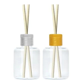 30 Mini Frasco Plástico 40ml Tampa Para Aromatizador + Varetas Lembrancinhas e Difusores
