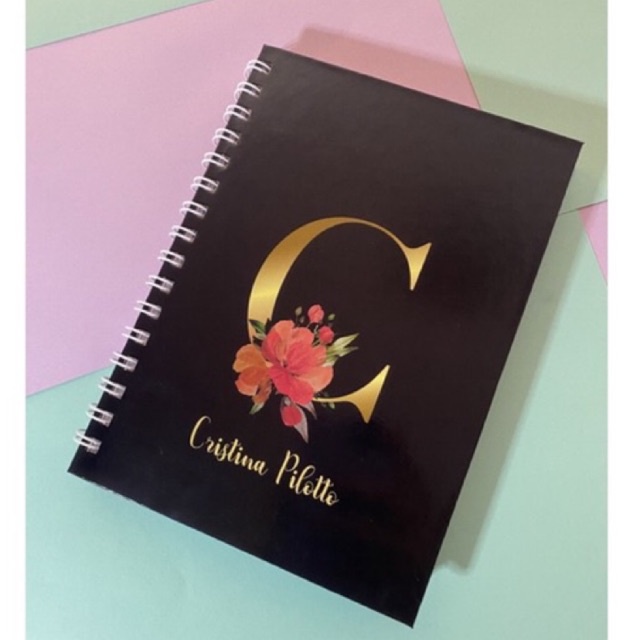 caderno personalizado com nome na capa | Shopee Brasil