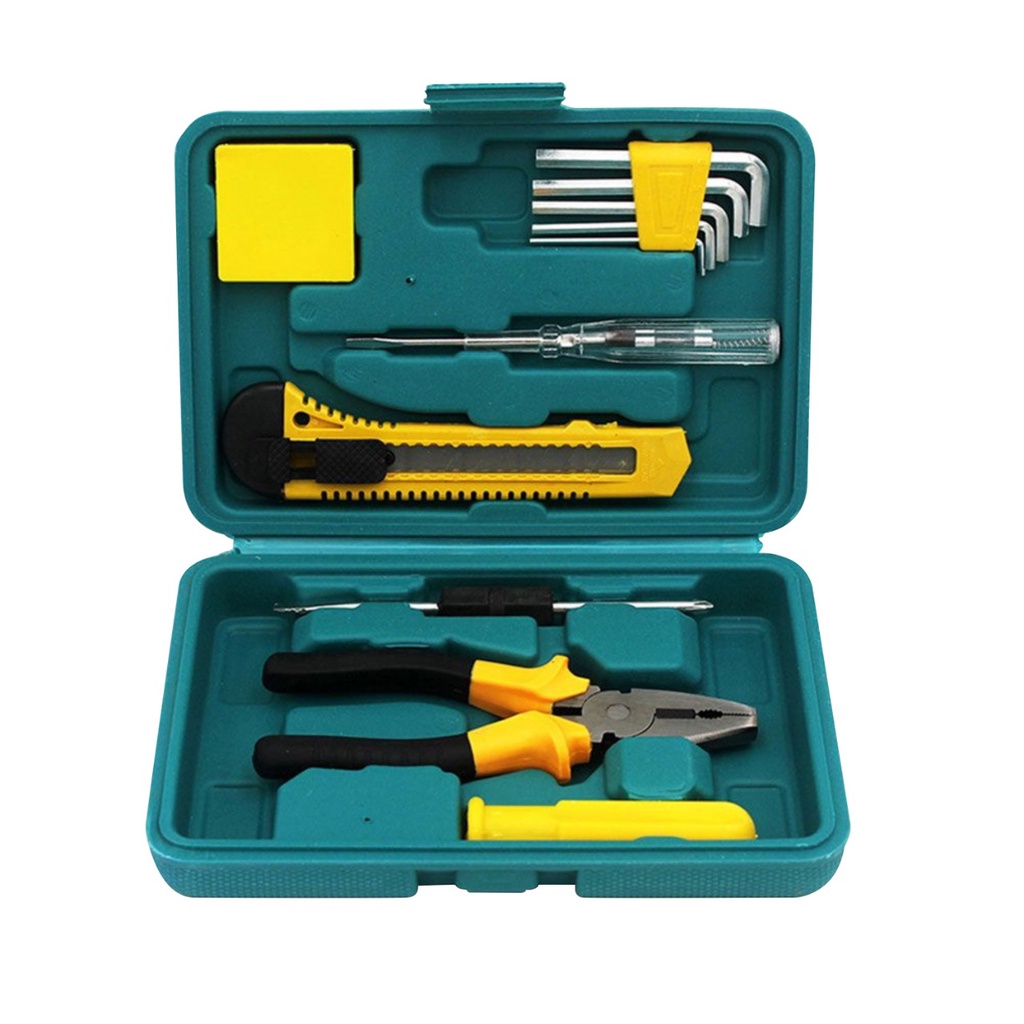 Kit combo de ferramentas 12 pcs em 1 com estojo - 8012E