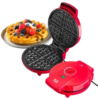 MAQUINA DE WAFFLES MAKER ANTIADERENTE MULTILASER 850W RED