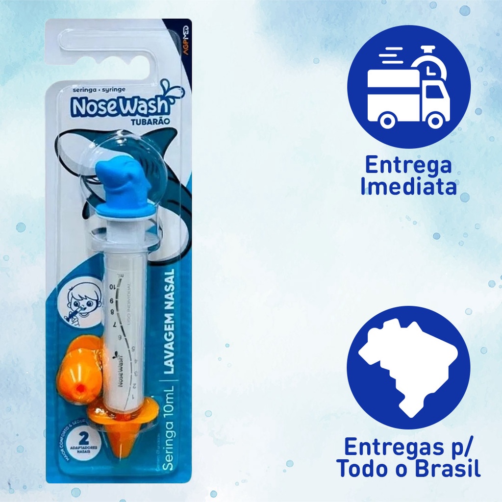 Seringa Para Lavar O Nariz De Crianças, Bebês E Animais | Shopee Brasil