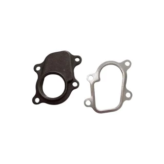 Flange Saída De Escape Turbina Mitsubishi Ou R384-3 + Junta