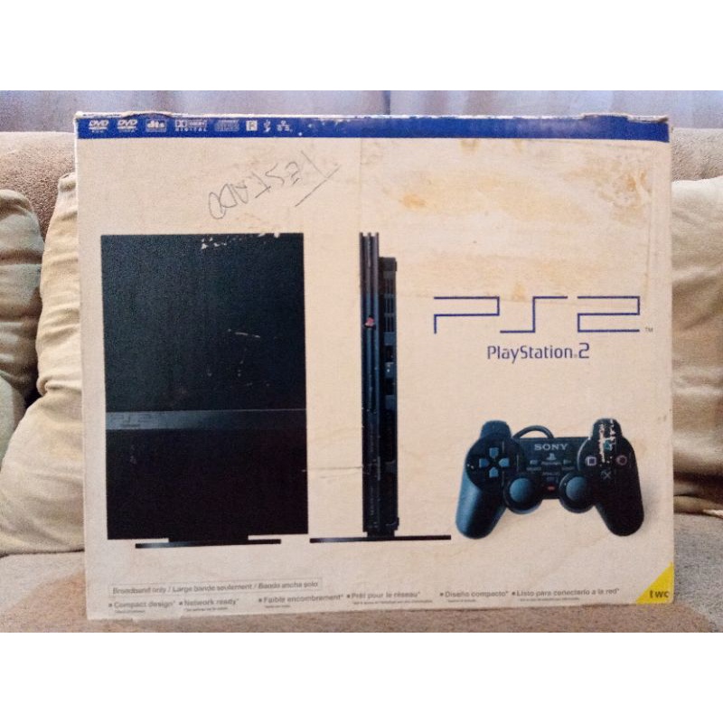 Console PlayStation 2 Preto - Sony Destravado (Tudo Original