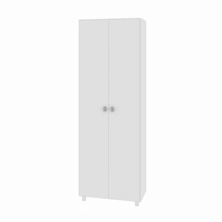 Armário Lavanderia Multiuso com 2 Portas Multimóveis CR30005 Branco