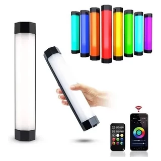 ILUMINARDOR Bastão Tubo De Led Luxceo P200 Rgb (efeitos) Controle Remoto RING LIGHT