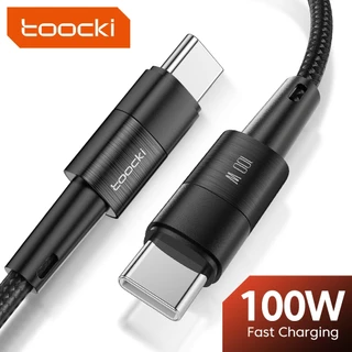 Toocki 100W Type C Para Cabo De Carregamento Rápido PD Carregador USB Fio 0.25M 1M 2M 3M