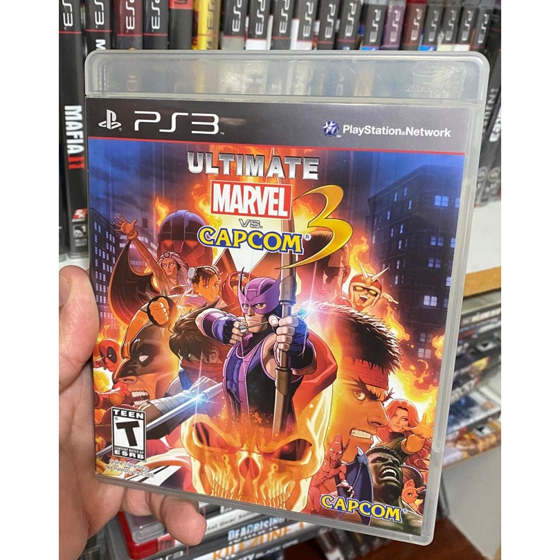 Jogo Novo Midia Fisica Ultimate Marvel vs Capcom 3 para Ps3