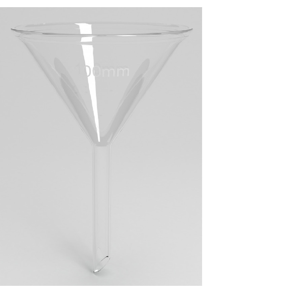 kit Funil Analitico Liso Haste Curta Diam.75mm, cap.60ml e 65mm, cap ...