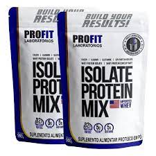 Kit Whey Isolate Protein Mix Refil G Profit Shopee Brasil