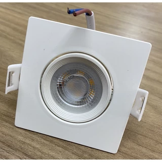Spot Led 3W Bivolt Quadrado Branco - Branco Frio ou Branco Quente