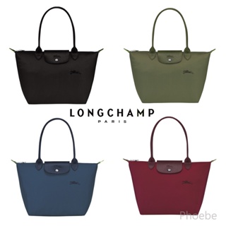 Saco Longchamp , De Coleção neo Verde , Tamanho L * M , Cabo Longo , Bolsa De Compras Dobrável