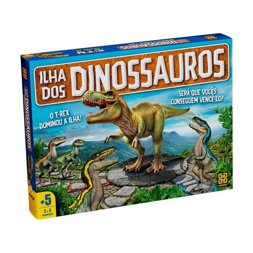 Jogo Ilha dos Dinossauros - Jogo Ilha dos Dinossauros - Grow - GROW