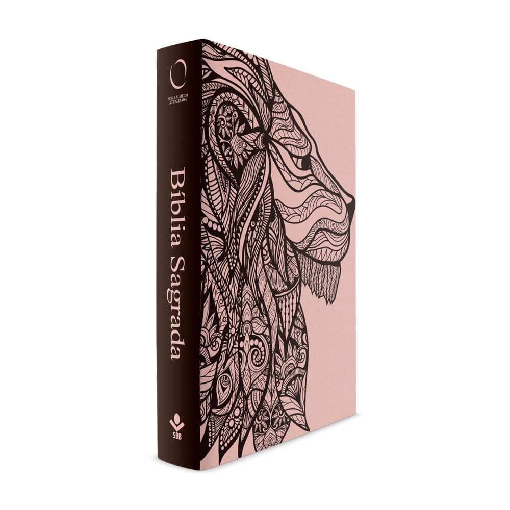 Bíblia Leão Rosa - Capa Dura - NAA