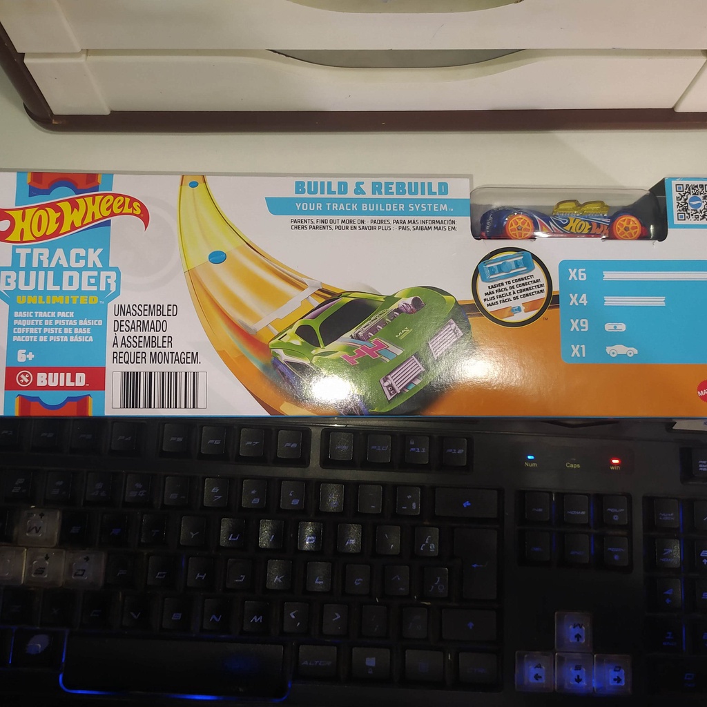 Mattel - Hot Wheels Track Builder Pacote Básico De Pista Gvg13