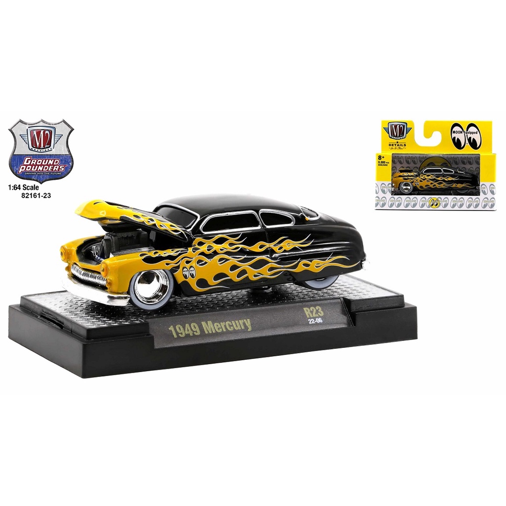 M2 Machines Mercury Custom 1949 Mooneyes Equipped 1:64 M2 Machines Mercury Custom 1949 Mooneyes Equipped 1:64