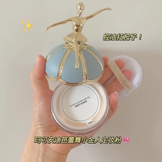 MACK ANDY Ballet Delicado E Liso Controle De Óleo Pó Solto Natural Matte Shimmer Impermeável Maquiagem MACKANDY