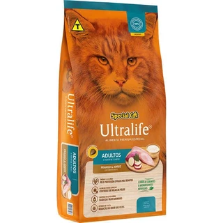 Ração Special Cat Ultralife Frango e Arroz para Gatos Adultos