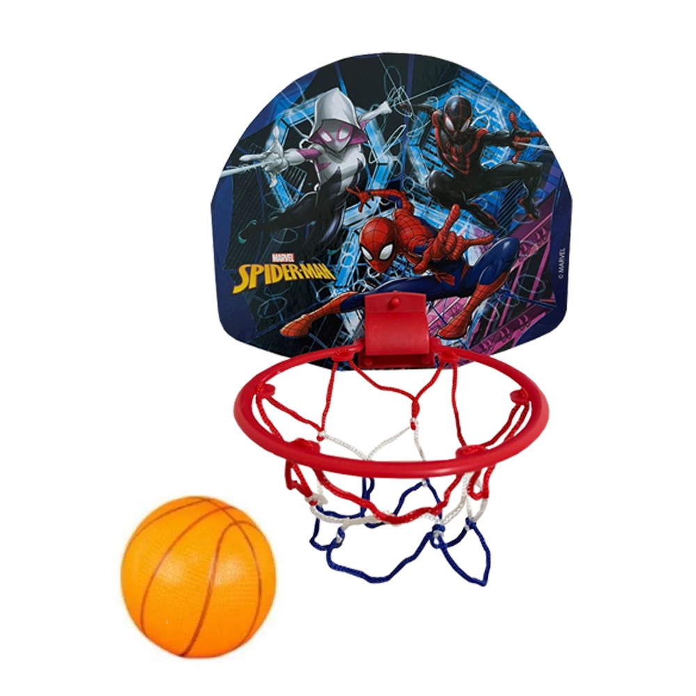 Brinquedo Criança Kit Basquete com Cesta, Bola e Tabela do Spider Man -  Union Commerce