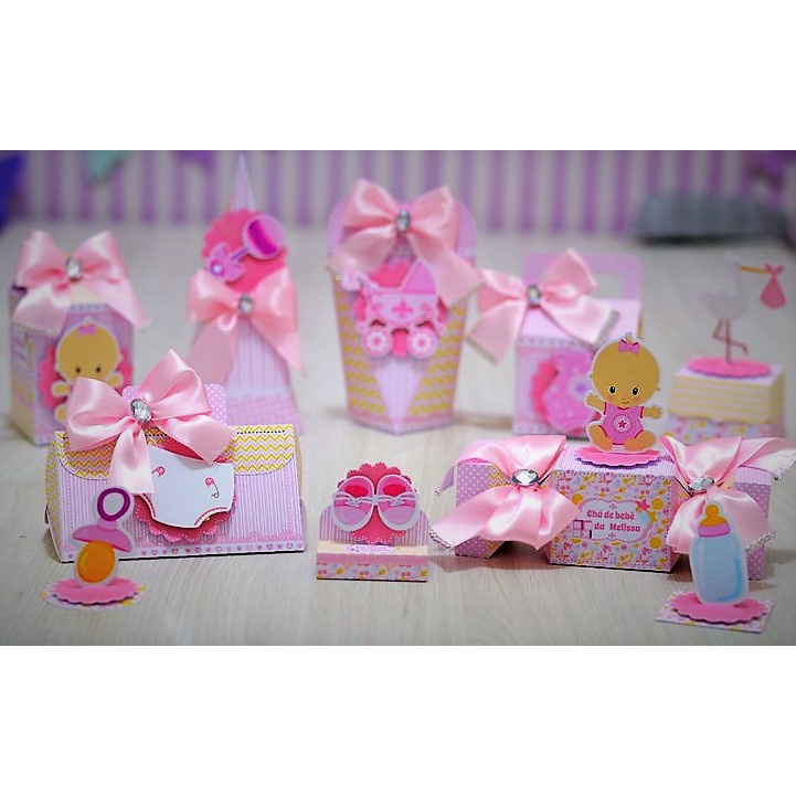 kit festa cha de bebe fraldas 15 itens | Shopee Brasil