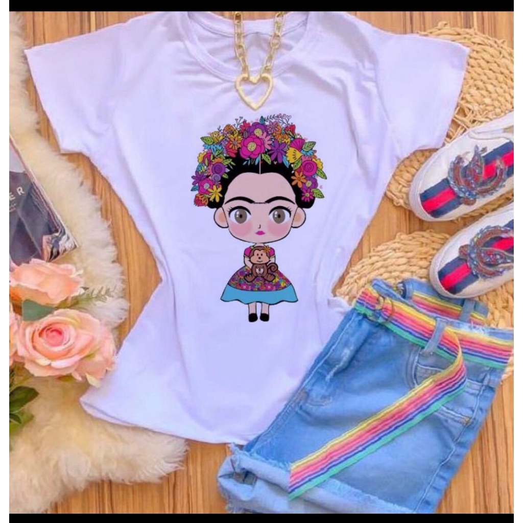 Blusas frida kahlo sale