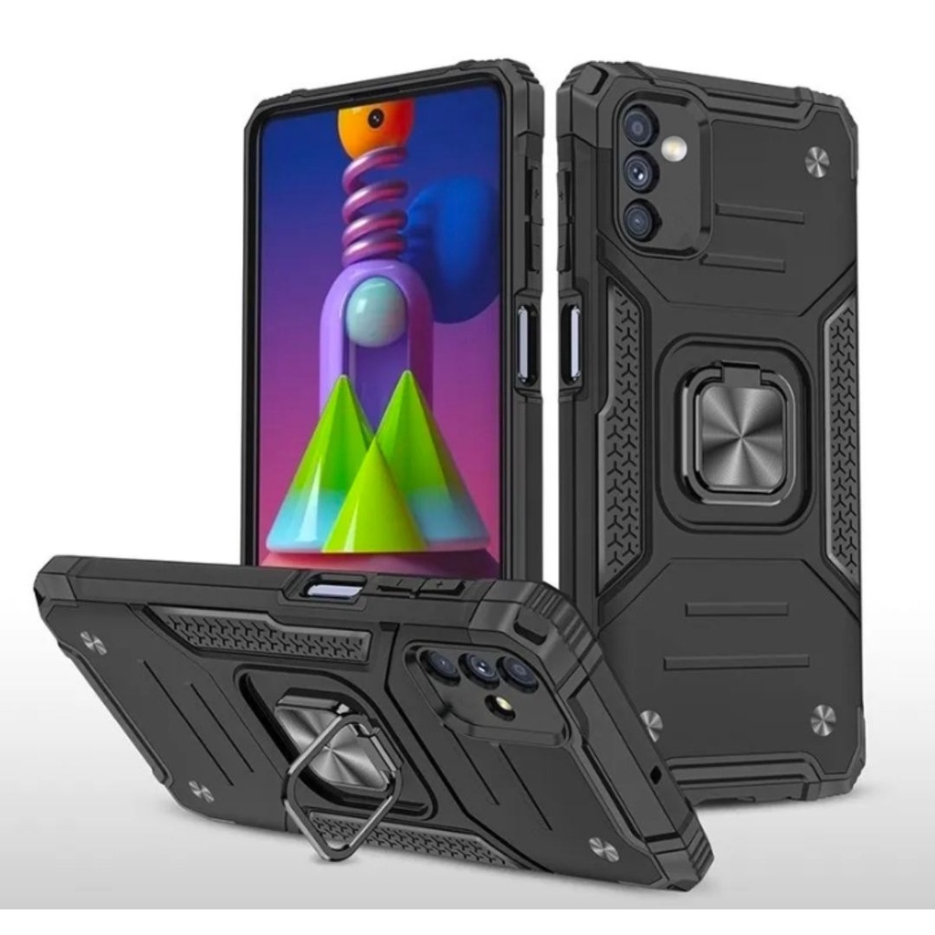 Capa Capinha Antiderrapante Suporte Compatível Samsung Galaxy M52 5g
