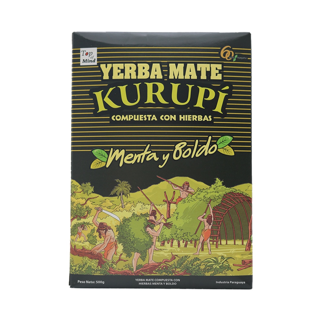 Erva Mate Kurupi 500g Tereré Paraguai Original