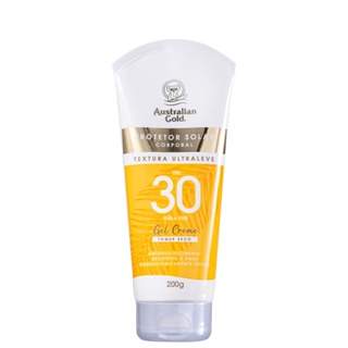 Protetor Solar Australian Gold Gel Creme FPS30 Corporal 200g