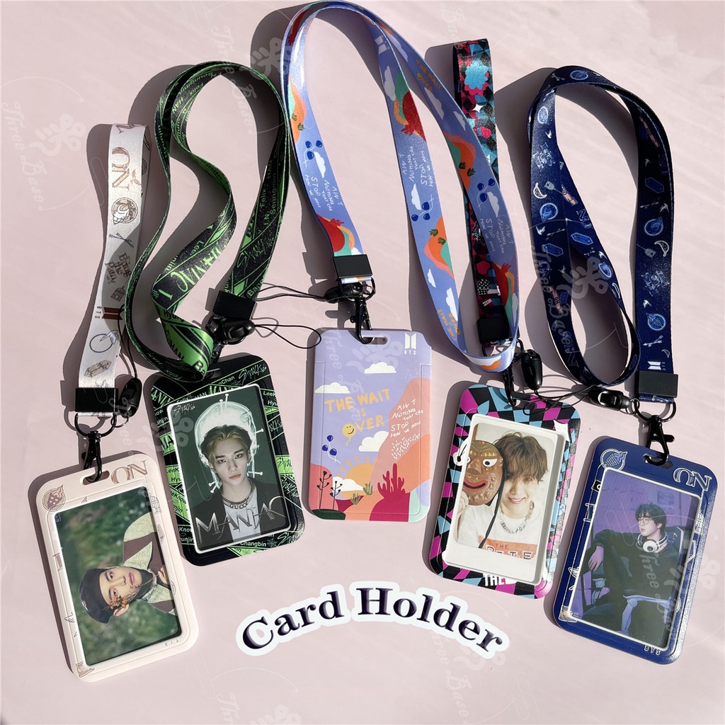 Porta-Cartões KPOP BT PTD De Identificação Jhope TOMORROW Stray-kids Maniac ON De Quinta-Feira Criança Na Caixa Lanyard Mini Capa De