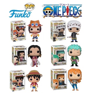 Funko Pop Luffy 98 Gear Four 926 Ace 100 Law 101 1016 Zoro 327 Brook 358  1288 Usopp Shanks Anime One Piece Action Figures Toys