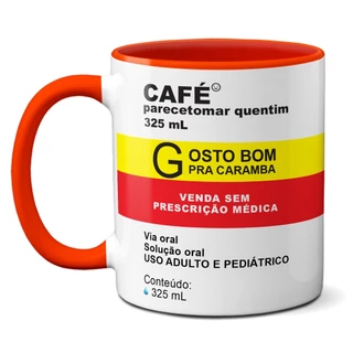 Caneca Engraçada Café Remédio Presente Criativo Sátira