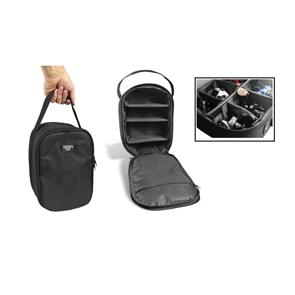 Bolsa Porta Carretilha com Alça de Mão (Acolchoada)