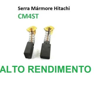 Escova De Carvão Serra Mármore Hitachi Modelo Cm4st Bivolti