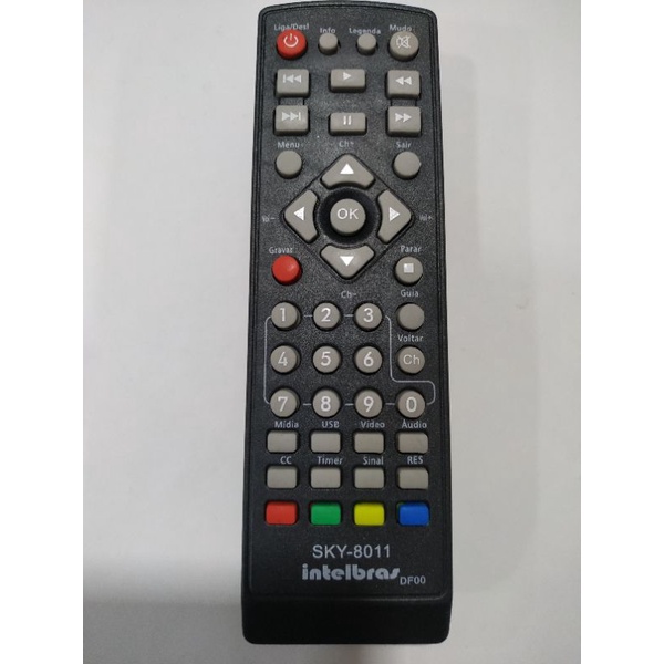 Controle remoto compativel conversor digital Intelbras CD636 DF00 ...