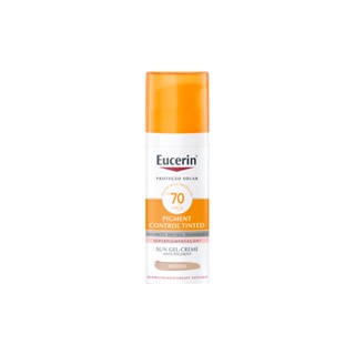 Eucerin Pigment Control Tinted Protetor Solar Facial Matte FPS70 Média 50ml