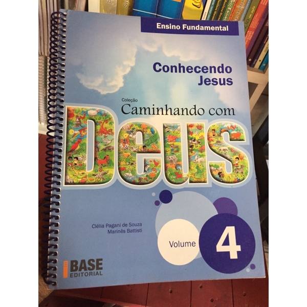 CAMINHANDO COM DEUS 4 Ano, Conhecendo JESUS. | Shopee Brasil