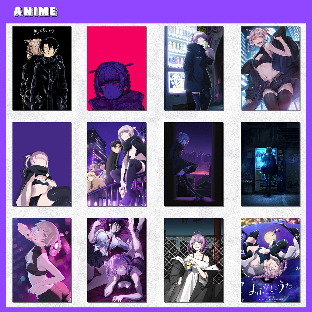 Placas Decorativas, Quadros - Yofukashi no Uta, Call of the Night