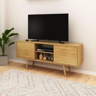 Rack TV 42" com 2 Portas Multimóveis CR45007 Natural