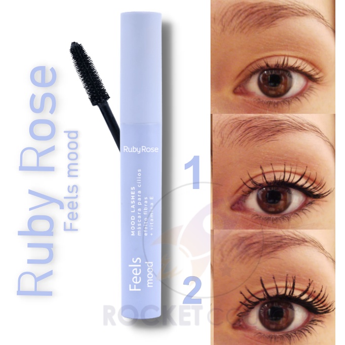 Máscaras De Cílios Rímel feels mood Ruby Rose Shopee Brasil
