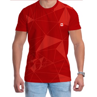 T-shirt de desenho técnico para crianças na cor vermelha. t-shirt em branco  modelo ilustração isolado