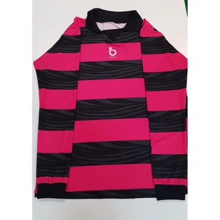 Camisa Goleiro Retro Batbola Profissional Manga Longa Pink/Preto