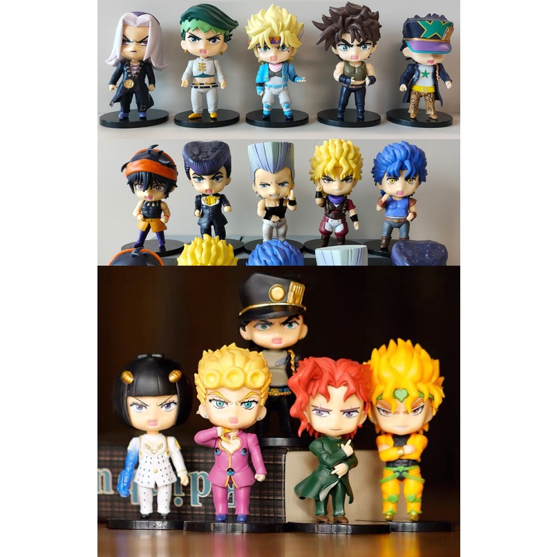 Boneco Jojo Bizarre Giorno Giovanna Josuke Jotaro Dio Brando