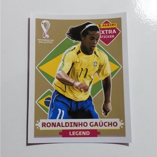 collectible card of the great soccer player RONALDINHO GAÚCHO rookie