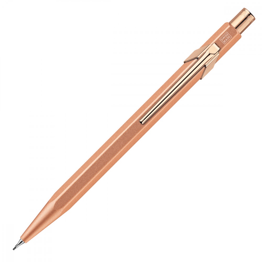 Lapiseira Caran d'Ache 844 Rosé Brut 0.7mm - Papelaria Unicórnio