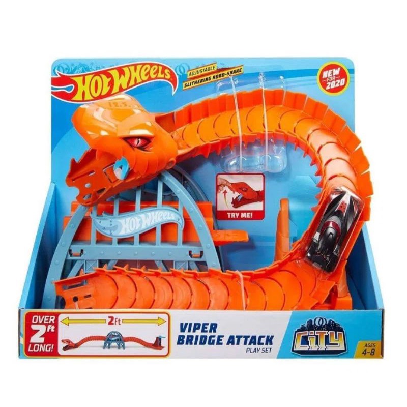 Pista de cobra store de hot wheels