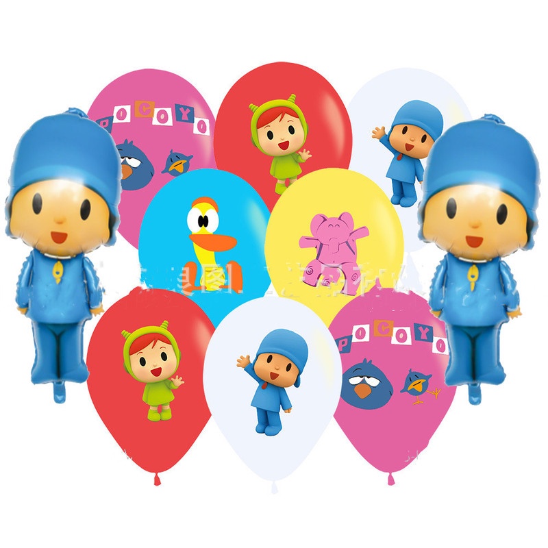 Pocoyo Balões De Festa Látex Decorações De Aniversário Presentes Infantis