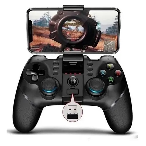 Duplas sem fio Gamepad, controlador de jogo para 2 jogadores, joystick  2.4G, apto para Linux