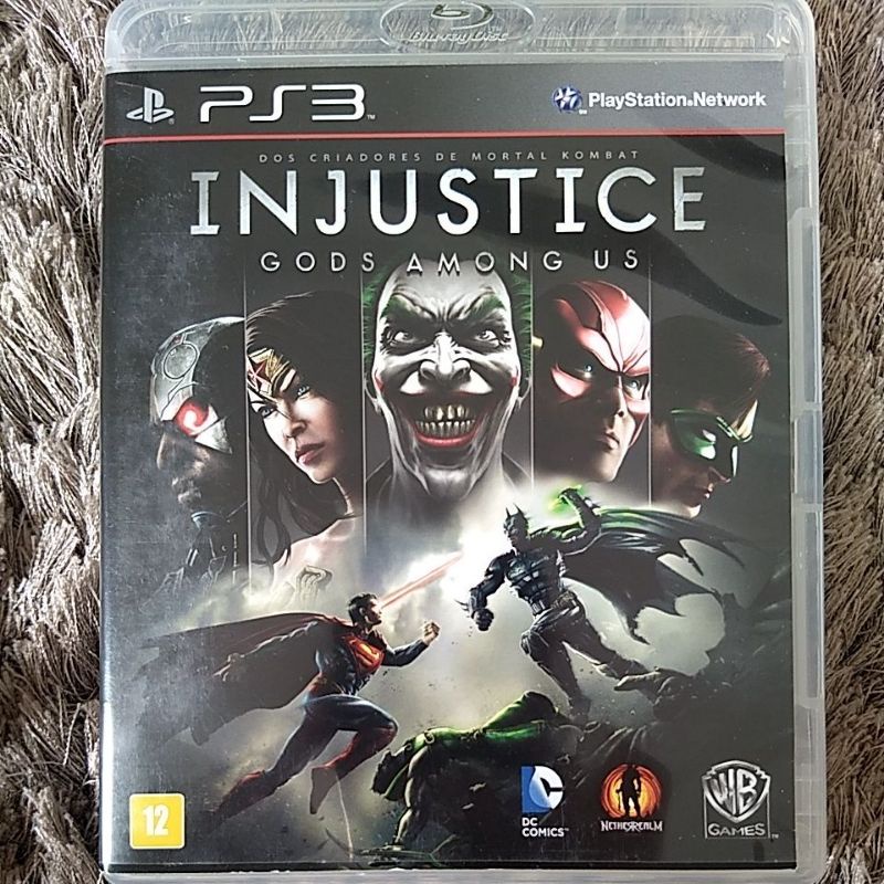Injustice Gods Among Us PS3 + blue-ray Liga da Justiça Doom a Legião do ...