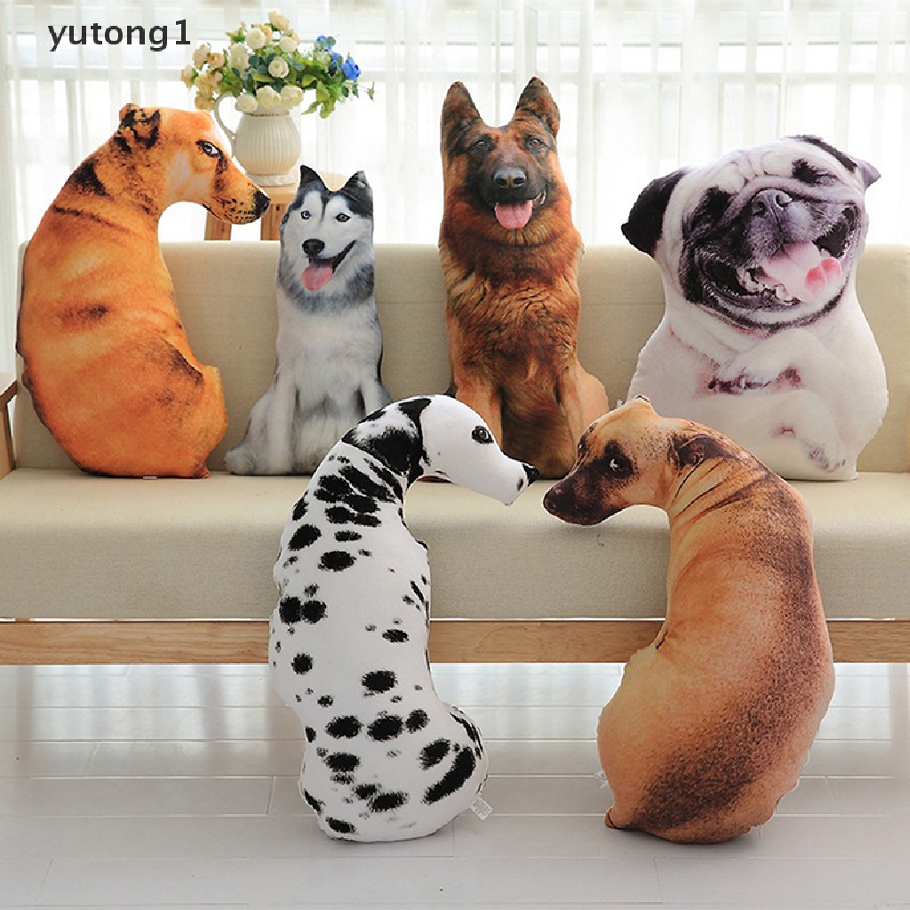 yutong Almofada Em Forma De Cachorro 3D De Algodão interior De Desenho Animado Para Casa Sofá Sono br