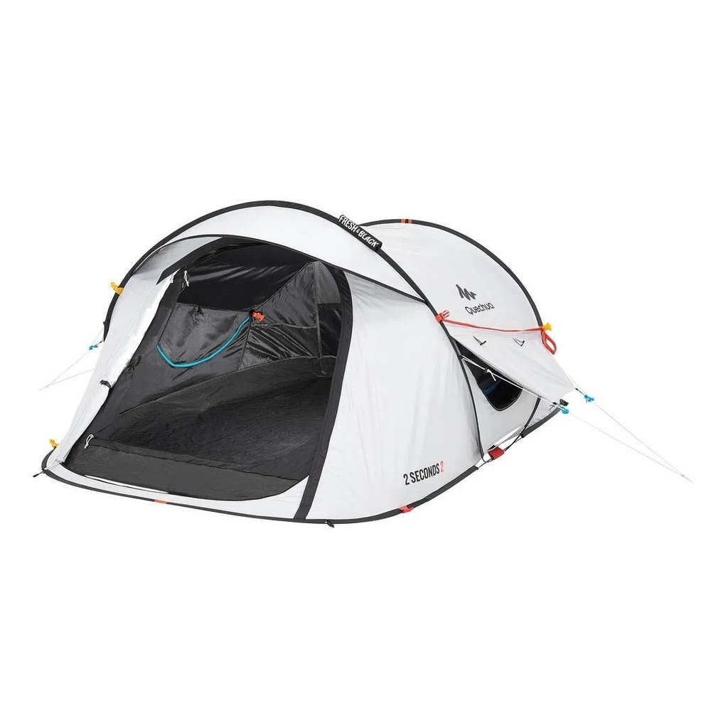 Barraca De Camping 2 Seconds Fresh&black 2 Pessoas Quechua Original
