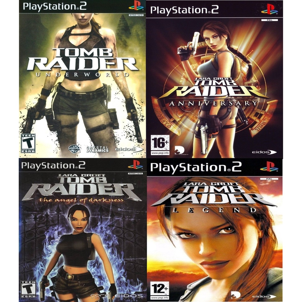 Kit Lara Croft Collection Tomb Raider com 4 Jogos (PS2) | Shopee Brasil